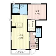 CRECCEO大光寺Bの間取り画像