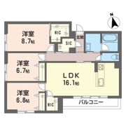 パークフロント座面の間取り画像