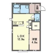 マストライフ高崎上大類Aの間取り画像