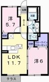 グランドゥールBの間取り画像