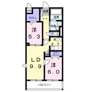 アジュール修学院の間取り画像