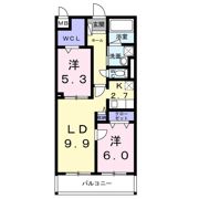 アジュール修学院の間取り画像