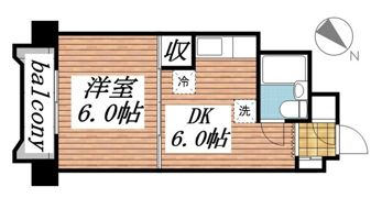 チサンマンション第2仙台の間取り画像