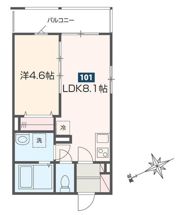 MELDIA花崎の間取り画像