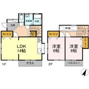 大場町貸家 B棟の間取り画像