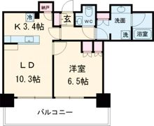 プレミスト旭川ザ・タワーの間取り画像