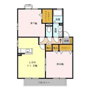 セジュール21 Bの間取り画像