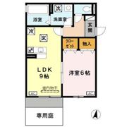 オステンハイツ東石切の間取り画像