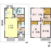 柚垣様戸建Ⅱ A棟の間取り画像