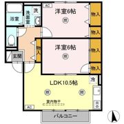 ビューテラス･ユウ A棟の間取り画像