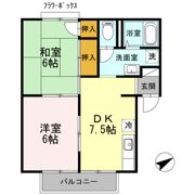 セジュールアンヌ C棟の間取り画像