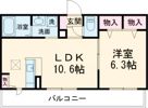 シャーメゾンⅡ原分ヒルズの間取り画像