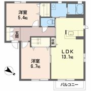 シャーメゾンナカヤ B棟の間取り画像