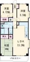 サンライズ熊谷の間取り画像