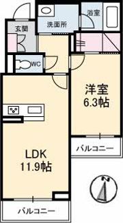 パピリオ・タウン C棟の間取り画像