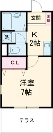 グレイス東磯山の間取り画像