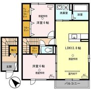 松韻舎Eの間取り画像