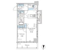 パークアクシス東高円寺の間取り画像