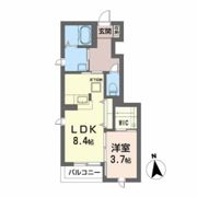 レジデンス宮城野の間取り画像