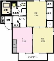 イーグル A棟の間取り画像