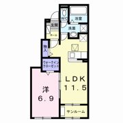 シュシュテラスの間取り画像