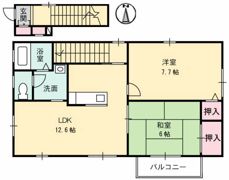 グランコート久万ノ台 A棟の間取り画像