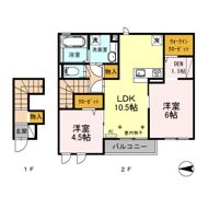 シャインアイリス Ⅲの間取り画像