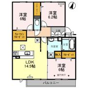 ロイジェントパークス レイクタウン II Bの間取り画像