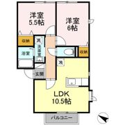 プロヴァンス リュミエール Bの間取り画像