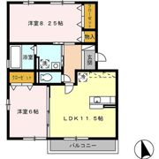 ラフィネ・小田の間取り画像