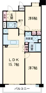 ベリスタ神戸旧居留地の間取り画像