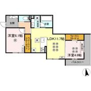 DーROOM villaの間取り画像