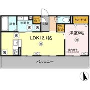 クルール東野の間取り画像