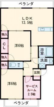 エクシア西条大町の間取り画像