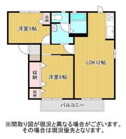 ベルメゾンの間取り画像