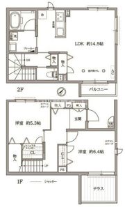 アルモニーテラスの間取り画像