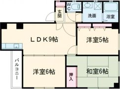 七福マンション 八幡町の間取り画像