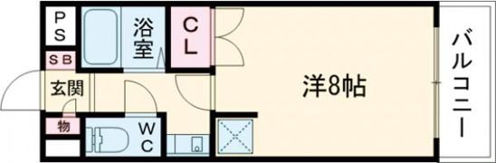 エスポワール大津和の間取り画像