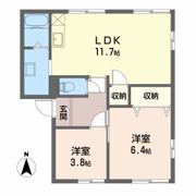 ルミエール真弓 Aの間取り画像