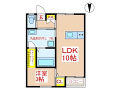 Canna lily 隼人 Bの間取り画像