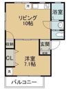 ハイツ欅の間取り画像