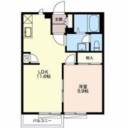 リベール Aの間取り画像