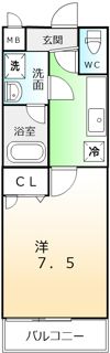フジパレス ソレイユ クーシャンの間取り画像