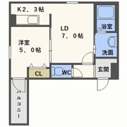 フジパレス百舌鳥本町Ⅲ番館の間取り画像