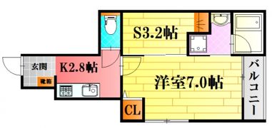 トラストコートⅡ番館の間取り画像