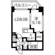 アークネスト円山の間取り画像