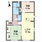 グランディ・ミュウBの間取り画像