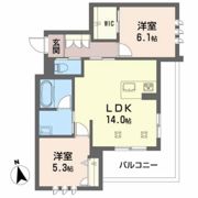 カ－サ・グリナ－ジュMJ－Aの間取り画像