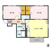 アレイRYU Aの間取り画像