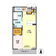 スクエアコートの間取り画像
